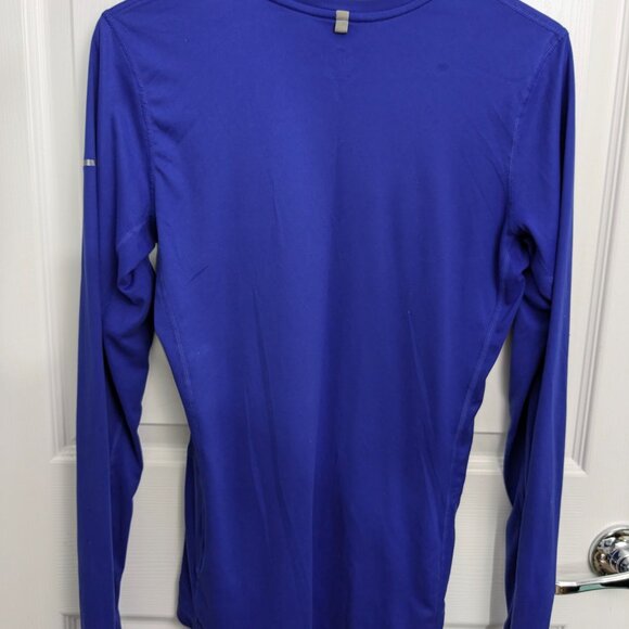 Nike Running Dri-Fit Women's Blue Long Sleeve Tee, Size Small - Picture 8 of 11